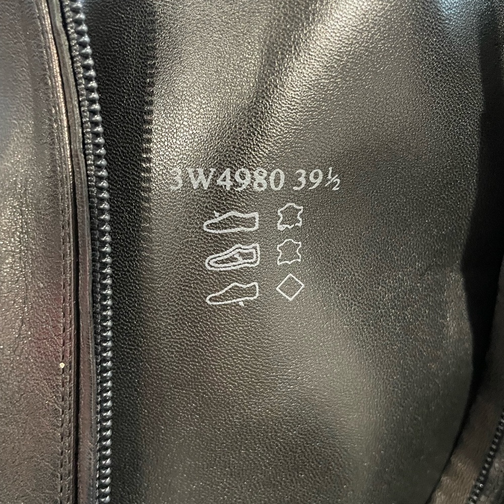 Prada Black Leather Heeled Ankle Boots - Picture 12 of 13
